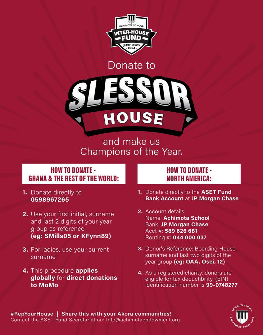 oldachimotans's tweet photo. Slessor House Ladies!! Rep your house! Donate today! #ASETFund #IHFC #RepYourHouse #Akora https://t.co/yrbtU33JoR