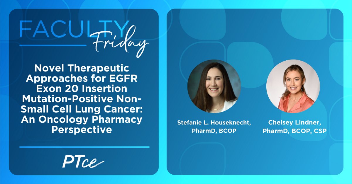 This Friday, we would like to highlight the following program, originally broadcasted at Oncology Pharmacists Connect 2023, and thank our expert faculty Stefanie L. Houseknecht, PharmD, BCOP, and Chelsey Lindner, PharmD, BCOP, CSP! Participate now: bit.ly/3UpFw4Q