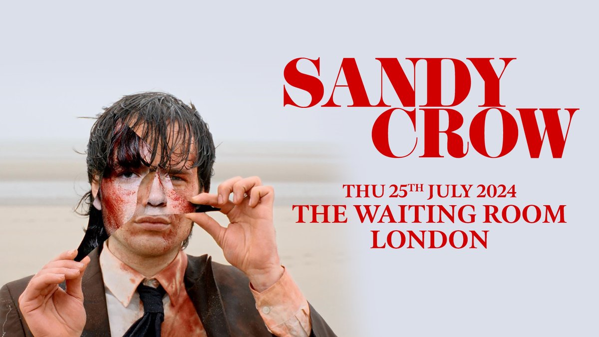 NEW & ON SALE: #SandyCrow, the musical persona of actor Jamie Flatters, will play London's @WaitingRoomN16 in July 🎶 Grab tickets now 👉 livenation.uk/tVVx50RUcA6