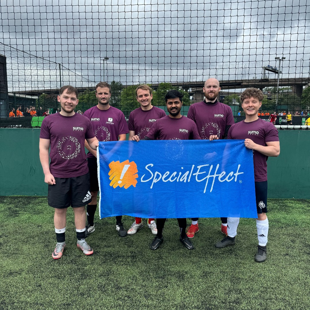 A big congrats to #TeamSumo for reaching the quarter-finals of the <a href="/SpecialEffect/">SpecialEffect</a> Games Industry Football Fives ⚽ 

Watch out @EURO2024!