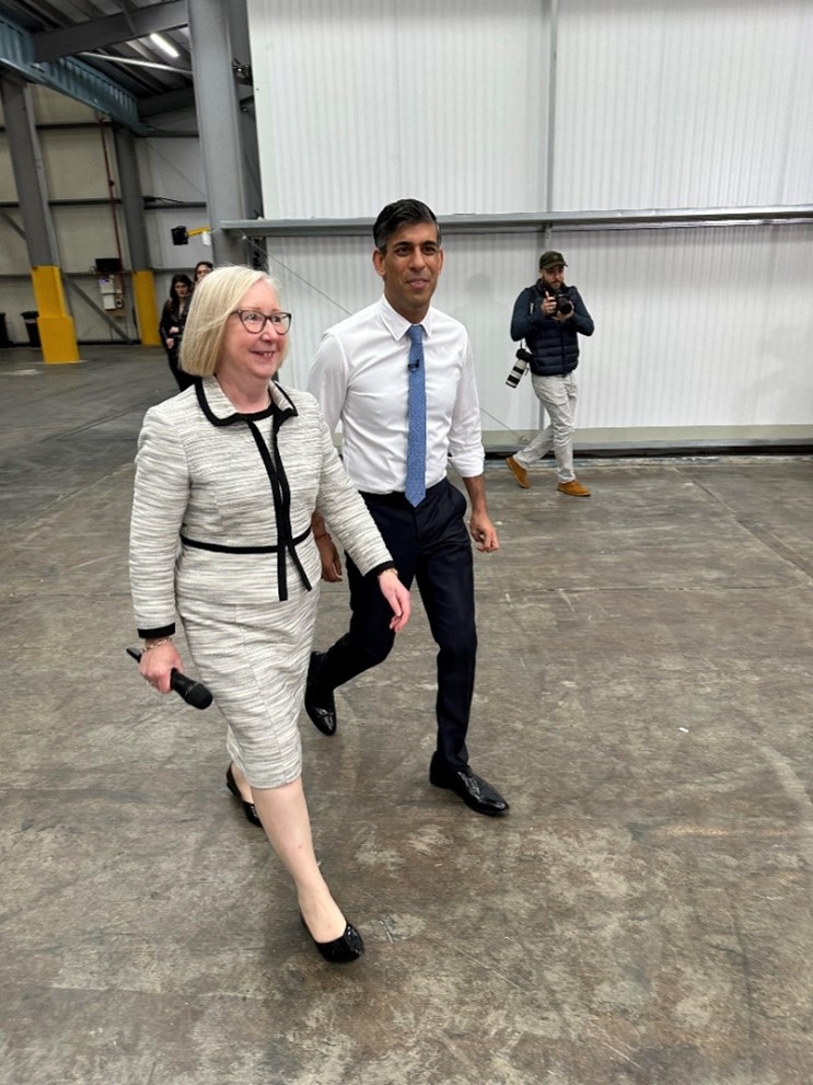 It was a privilege to welcome @RishiSunak to #Erewash to launch the Conservative Party’s election campaign Rishi has a clear plan and will take the bold action to deliver the secure future that our country deserves