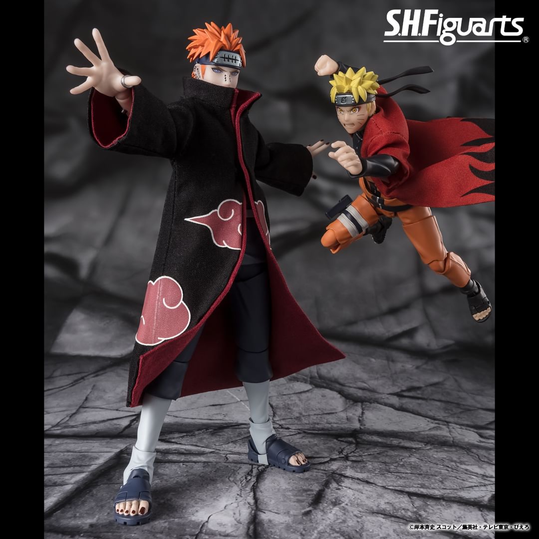 S.H.Figuarts PAIN TENDO -Six Path Rinnegan-

Pain Tendo comes with Akatsuki’s cloak which is made from cloth material to help recreate dramatic action poses. 

More info soon!

#paintendo #narutoshippuden #shfiguarts #tamashiinations