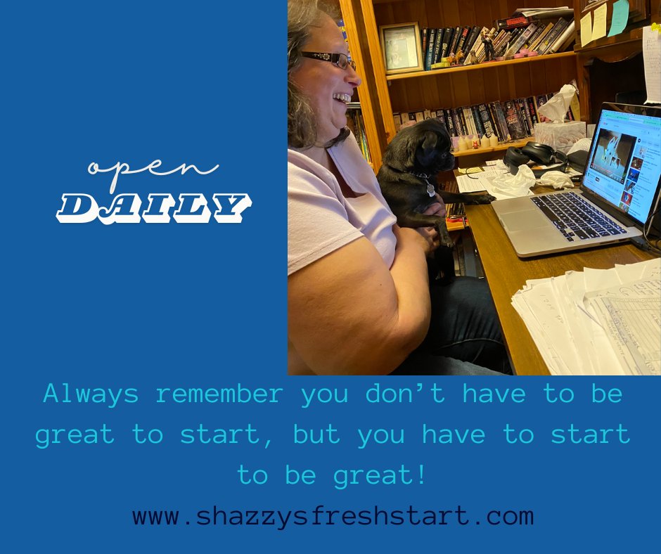 Starting over is a little hard, but when you have a community that helps you?  It's not that hard. So I chose to try out an online business that works for me. I work only 2 hours a day. I am learning something new. #StartingOver #grateful #liveyourbestlife