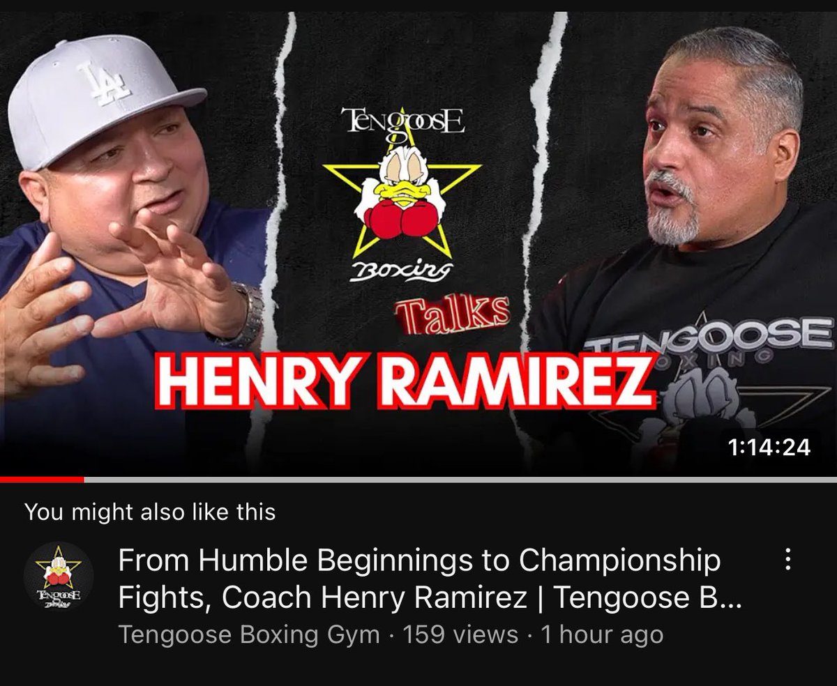 This is a good watch….  I gotta support my dude @HRamirezBoxing #Boxing 

🎙️ Interview with Henry Ramirez & Ricky Funez. #Boxeo