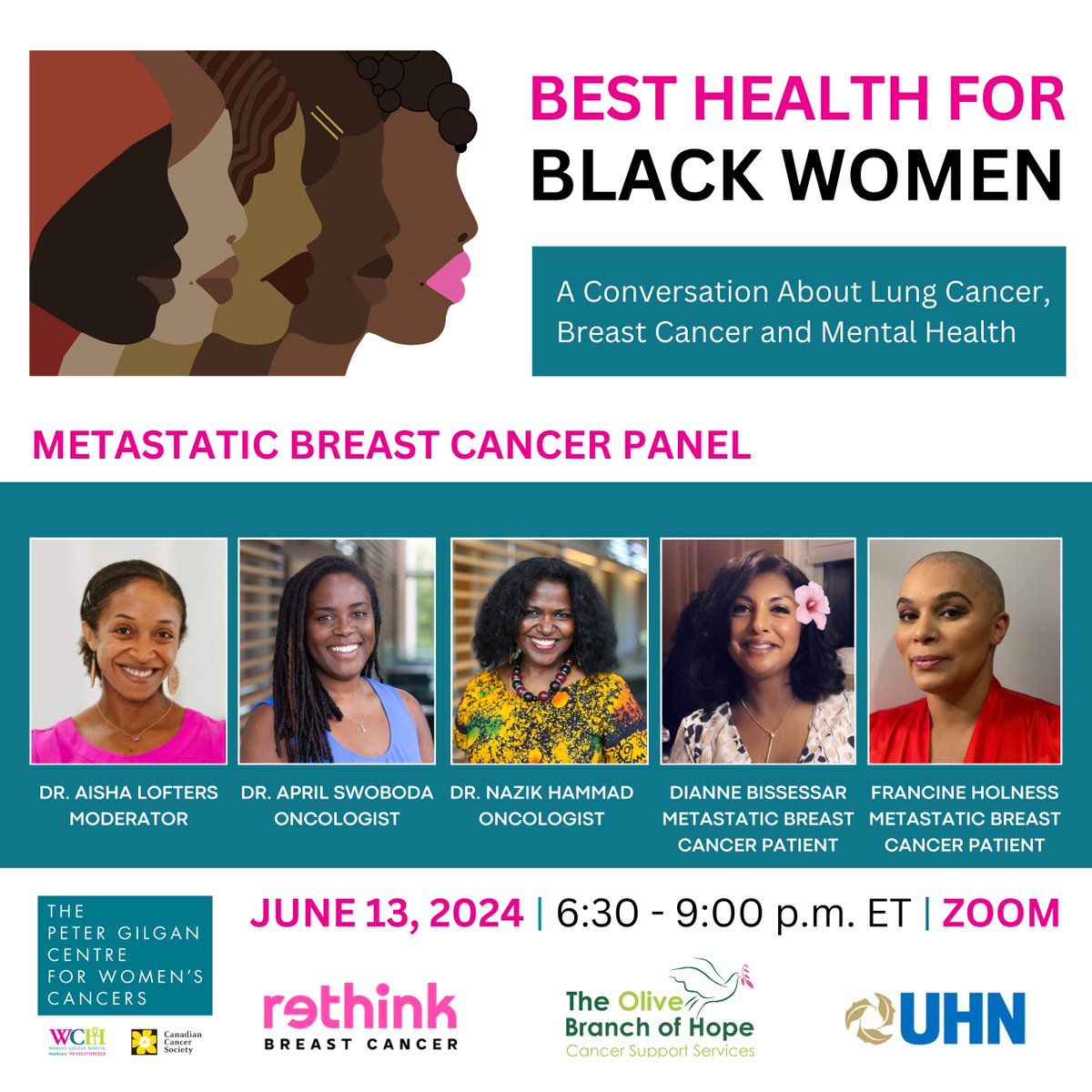 Introducing the #BreastCancer panel at the 2024 Best Health for Black Women virtual event!

Additional topics include #LungCancer and #MentalHealth, with information and resources tailored to Black women's unique experiences.

Register for free - loom.ly/nlmHFPc