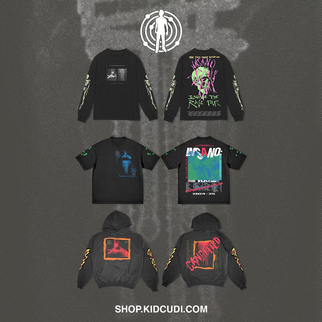 KiDCuDi's tweet photo. THE TOUR THAT NEVER WAS MERCH IS LIVE ON https://t.co/nG2eRiC9MV 🔥🔥🔥🔥🔥🔥😎 JUST FOR U 🙏🏾✌🏾 https://t.co/M5ih2T5Y8C