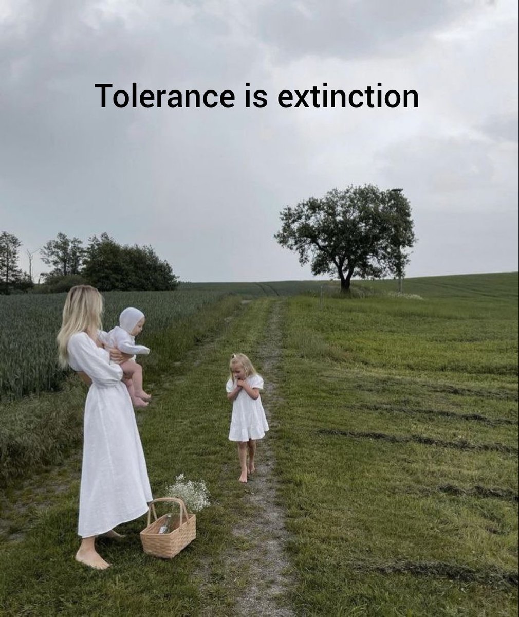 Tolerance is an embrace of self-inflicted social darwinism. It's working against evolutionary mechanisms like instinct of self-preservation & gives a free to spiritual and mental perversion. It's a flowery-termed subversion, forcing you to accept that which should be eradicated.