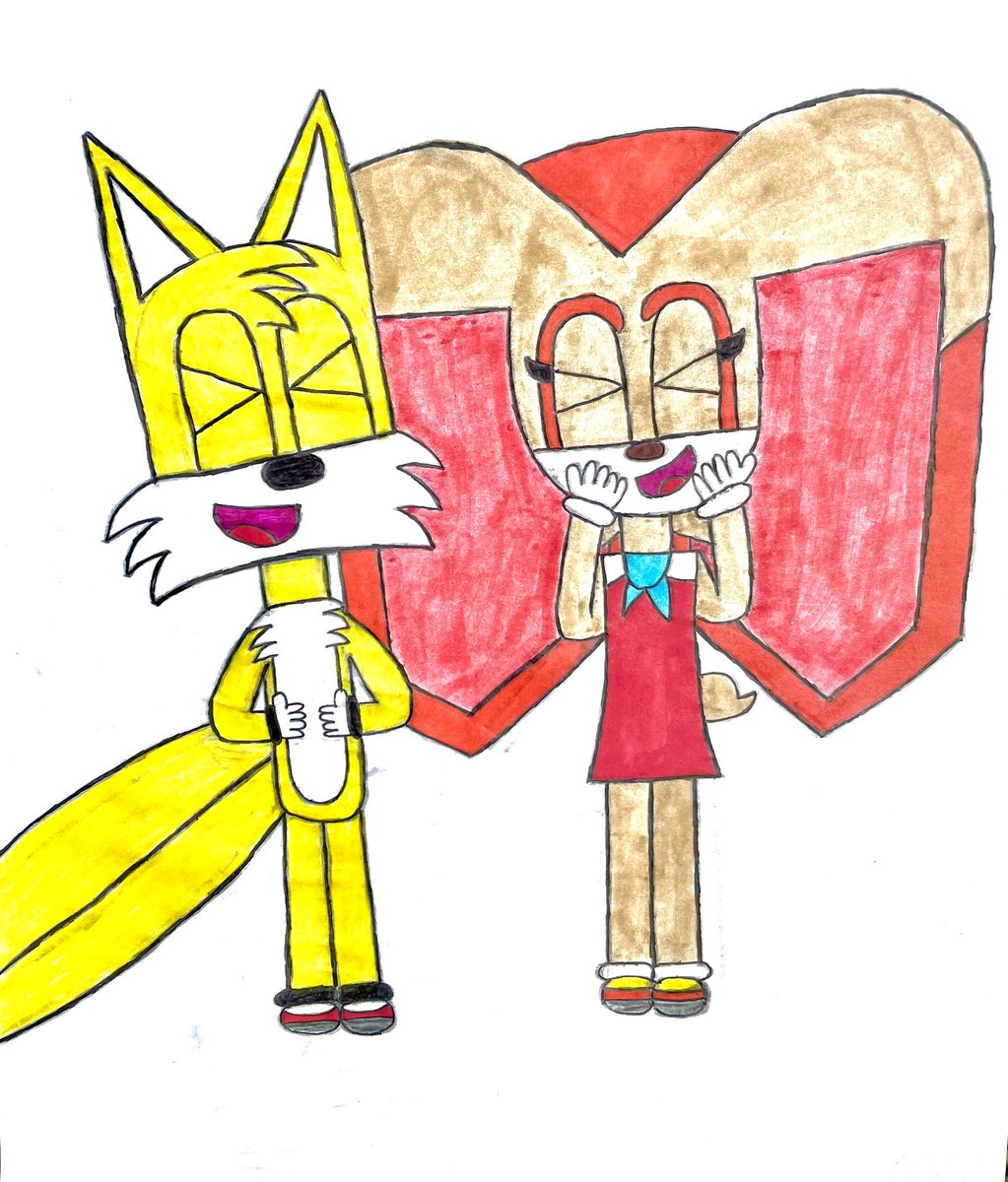 MrRosales805's tweet photo. #taiream #taireamweek #taireamweek2024 #tailsmilesprower #creamtherabbit #love #romance #laughter #drawing #day5 #dayfive #sega #sonicthedhedgehog #sonicx #sonicteam #videogames #tailream #laughing #tailsxcream #creamxtails #laugh https://t.co/Epj284hw6i