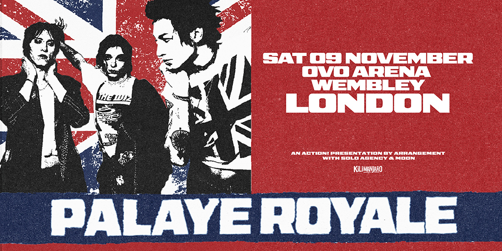 Palaye Royale have announced a show at OVO Arena, Wembley this November Tickets on sale 10:00, Fri 31 May >> bit.ly/3g6KOOD