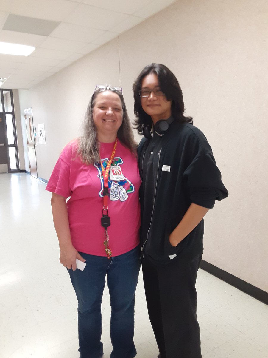 L❤VE when students come to visit. Thank you, Derek, for making my day.