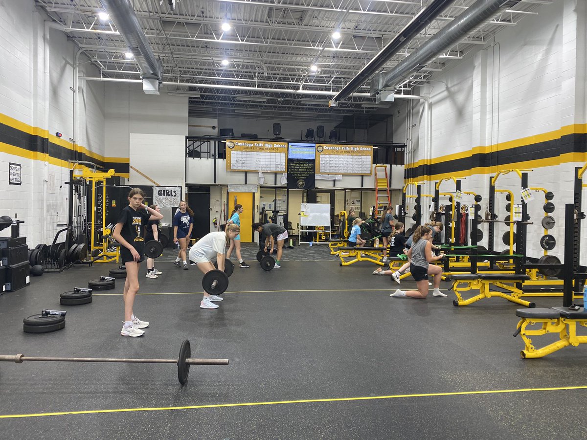 The Lady Tigers are attacking the first day of Summer! Great numbers when they could be sleeping in on the first day of vacation! #FindAWay #TigerPride