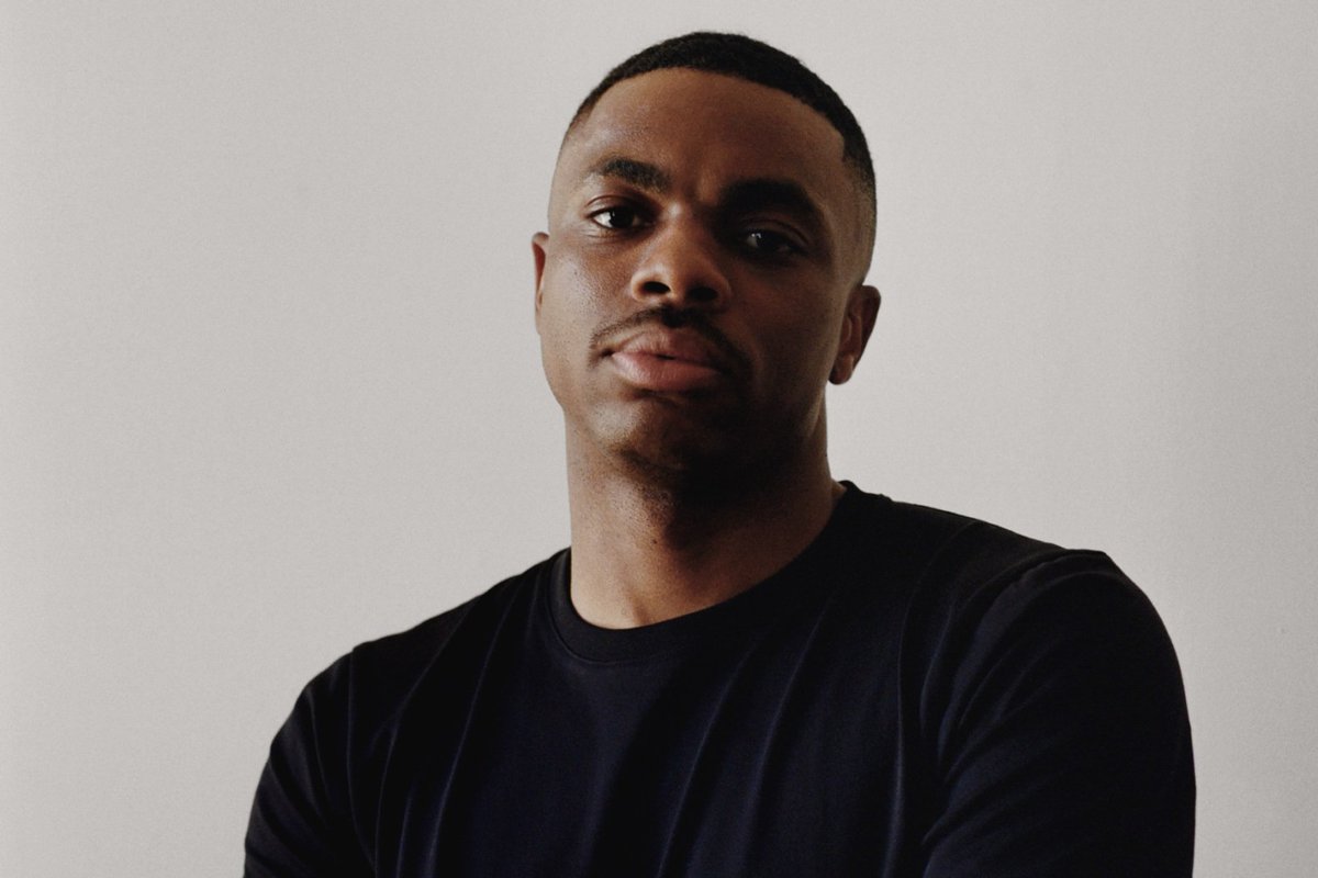RollingStone's tweet photo. 'Dark Times' Review: Vince Staples continues to craft densely lyrical, hook-filled bangers while reaching towards new depths of understanding about his life. 

More: https://t.co/XD5qAmRtME https://t.co/U5q87ZOnY8