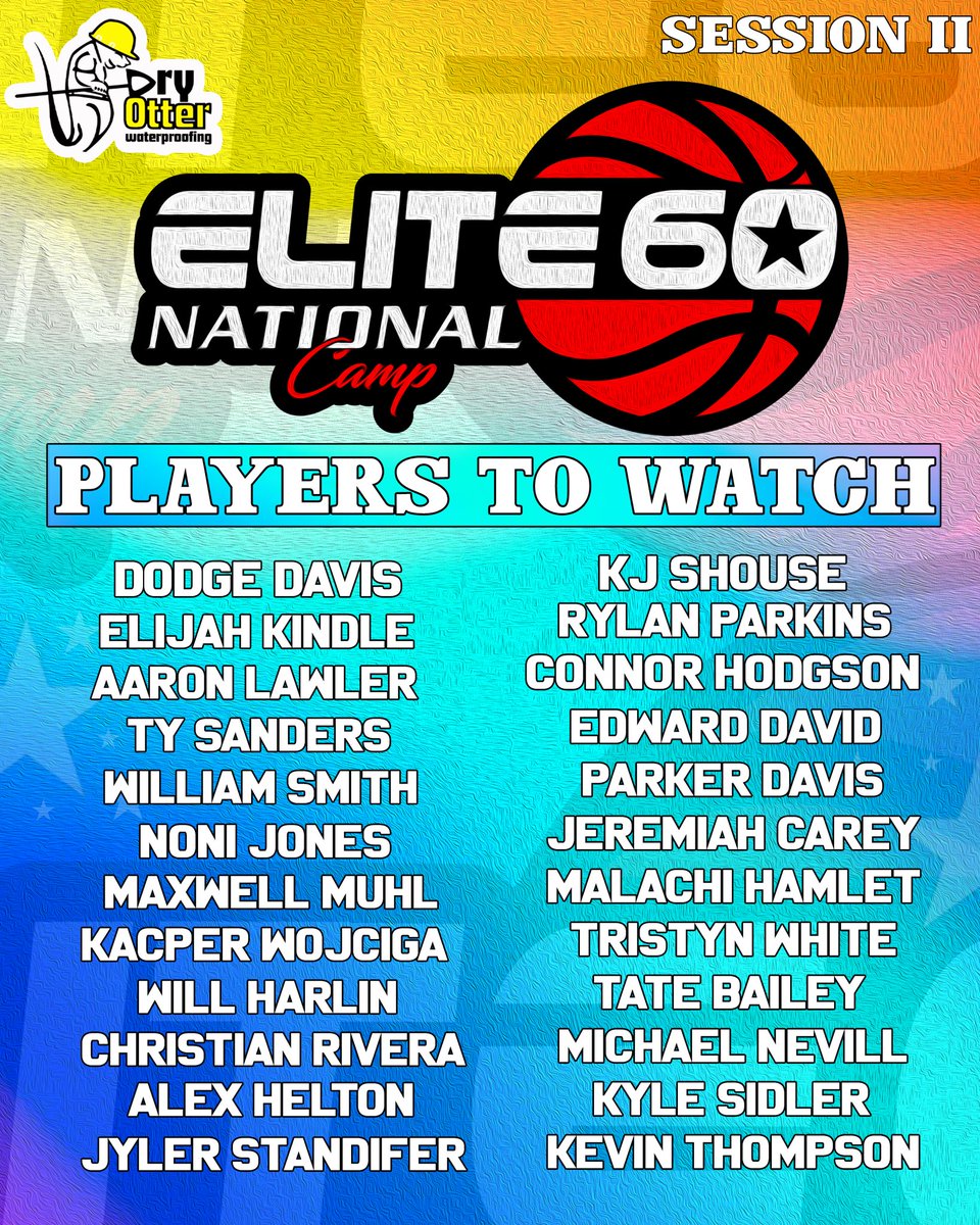 (Elite 60 National Camp Players To Watch)

- The environment will be ELECTRIC this weekend with players from ALL OVER the country in attendance. 

🏢 Olympic High School

Session I - May 25th
Session II - May 26th

🏀 LIVE GAMES are open to the public starting at 2:00pm each day.