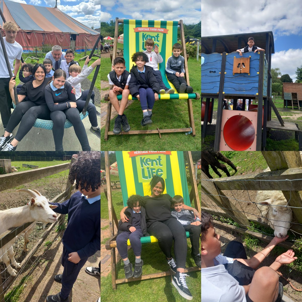 A great end of term trip visiting 
@Kent_Life 
Staff and children enjoyed visiting the animals and having fun in the sun in the park #ThisisAP