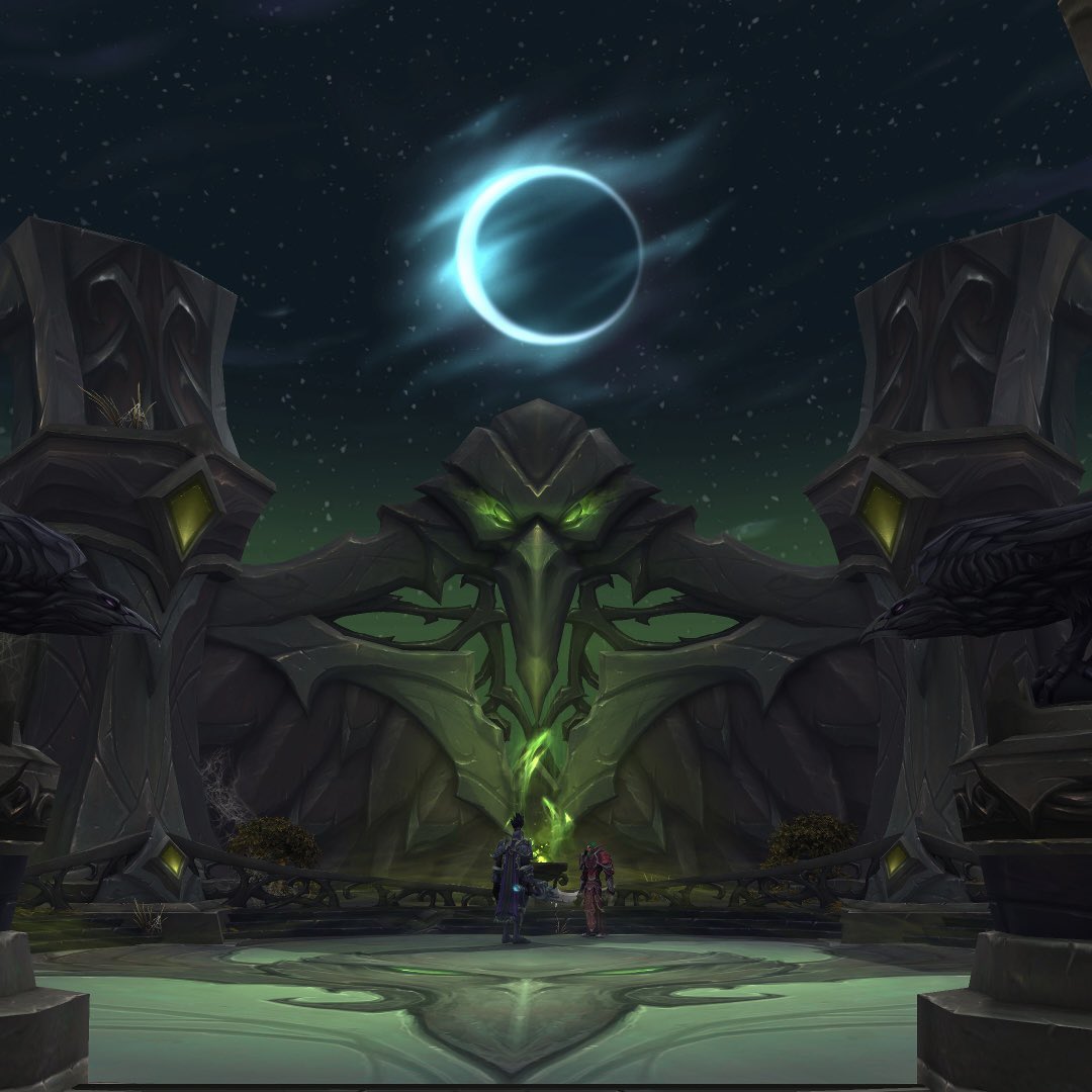aequi_libre's tweet photo. On en parle de la beauté de ce donjon?! 💙🖤

@Warcraft @Warcraft_FR #warcraft #worldofwarcraft #raven #freux https://t.co/klZvmGe0wS