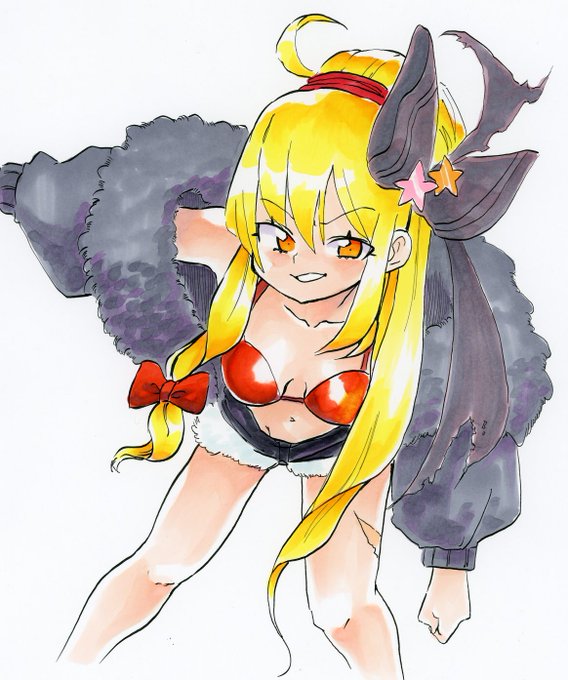 ロスワの霧雨魔理沙。というか紅夢の魔女。
長い年月を経ているせいか良く知る魔理沙より大きい。どこが?せ、背がね。

#東方LW
#東方ロストワード 