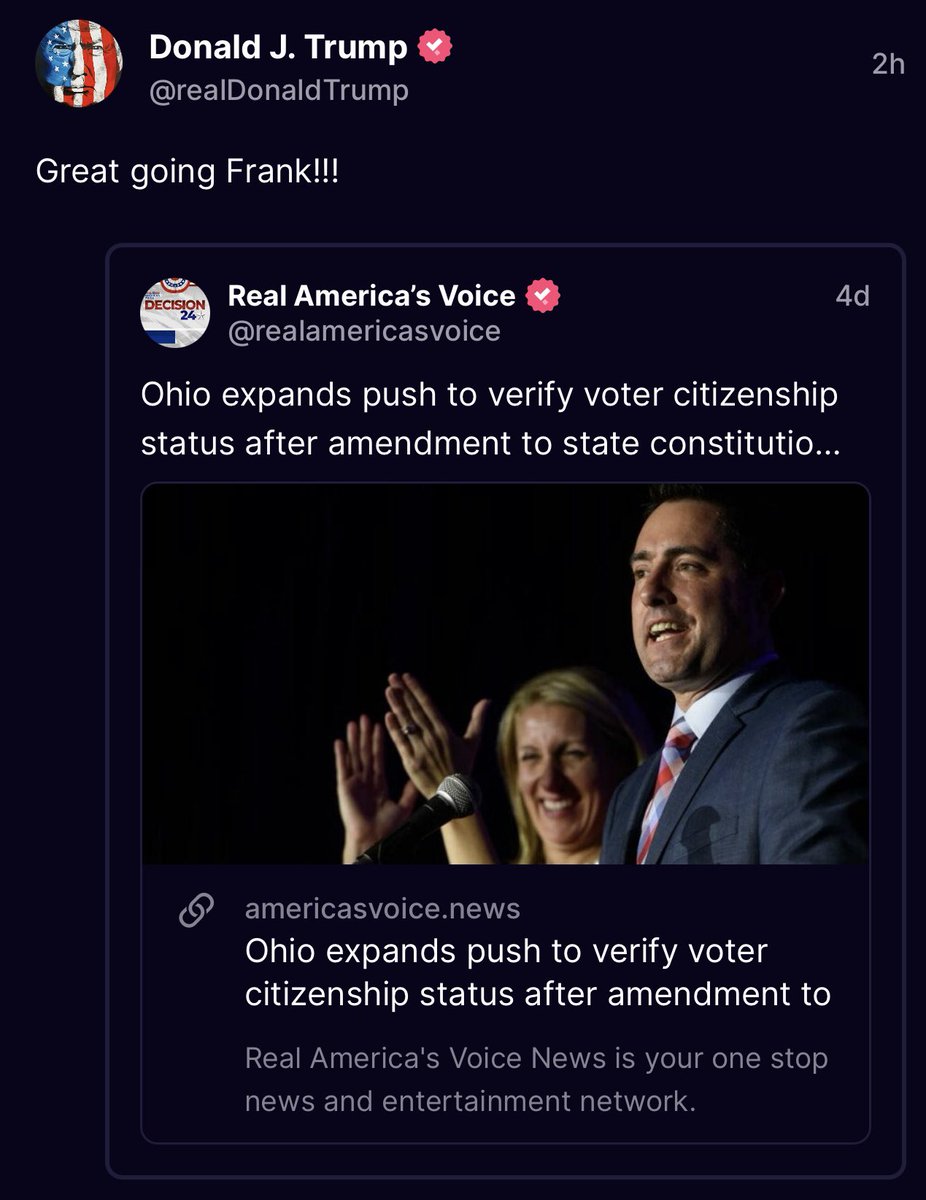 Frank LaRose tweet media