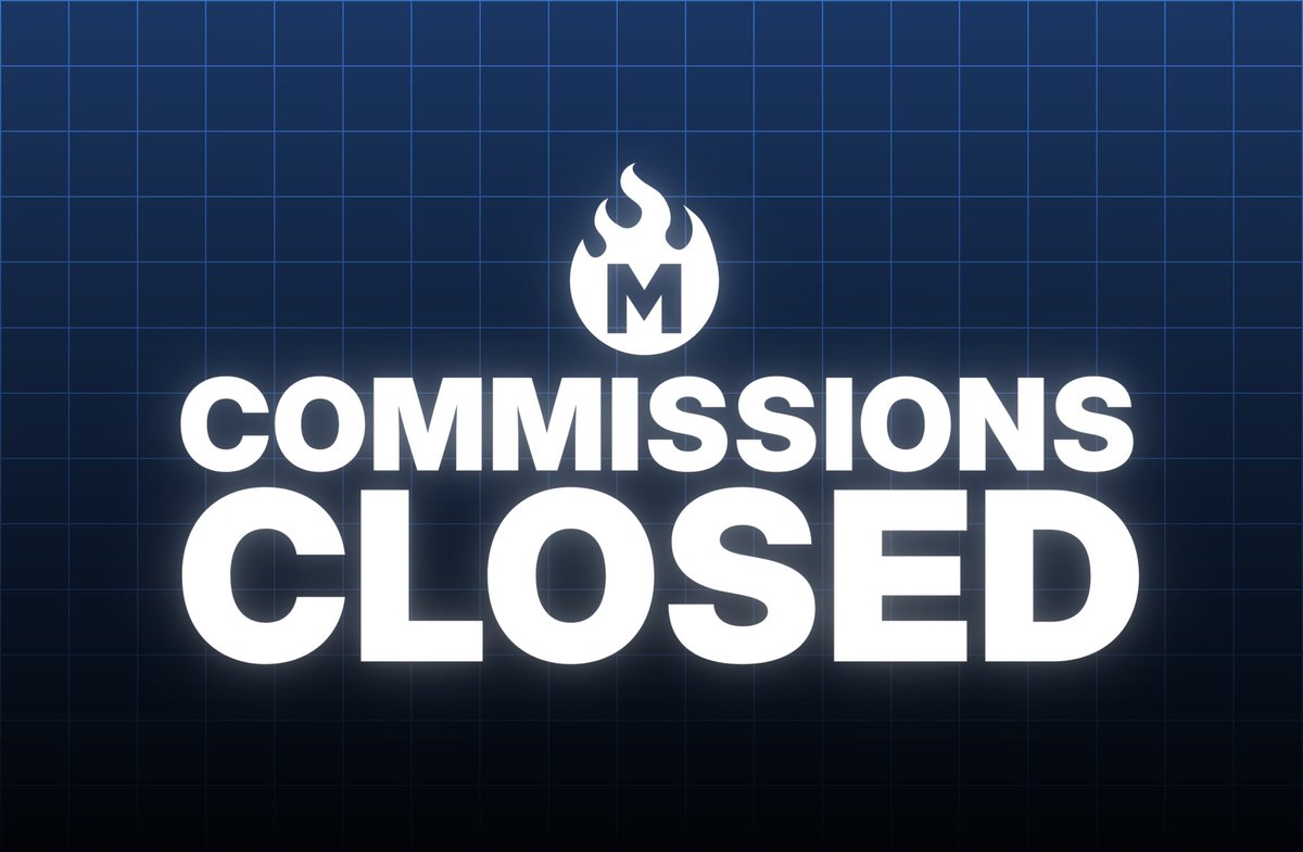 MusaCommissions's tweet image. COMMISSIONS CLOSED! 

I&apos;ll be back in a couple of weeks, any ongoing commissions will be completed.

Occassionally I&apos;ll post some past commissions or practice logos/ui