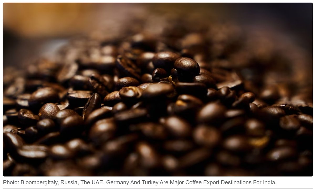Coffee exports rise 12% to $1.28 billion in 2023-24 on higher demand

India is Asia's third-largest producer and exporter of coffee. The country grows Arabica and Robusta varieties.

business-standard.com/industry/news/…