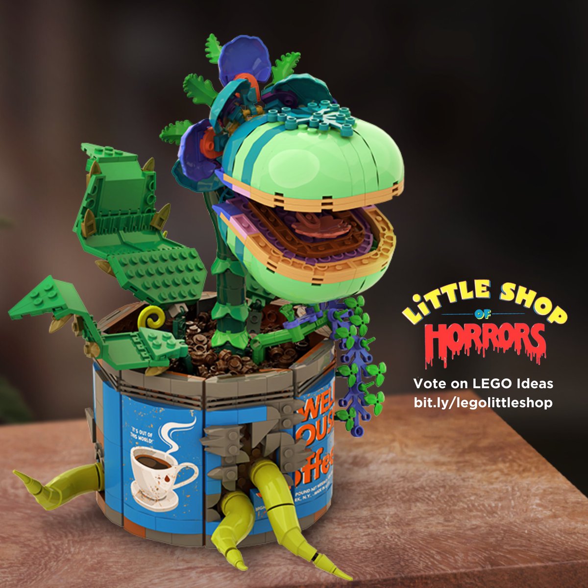 It’s my first time to attempt a LEGO botanical set, so I had to design something close to my "roots." I designed this Little Shop of Horrors build, inspired by the sapling version of Audrey II as seen in the film.🪴

I figured there might be others who might want to own one… and