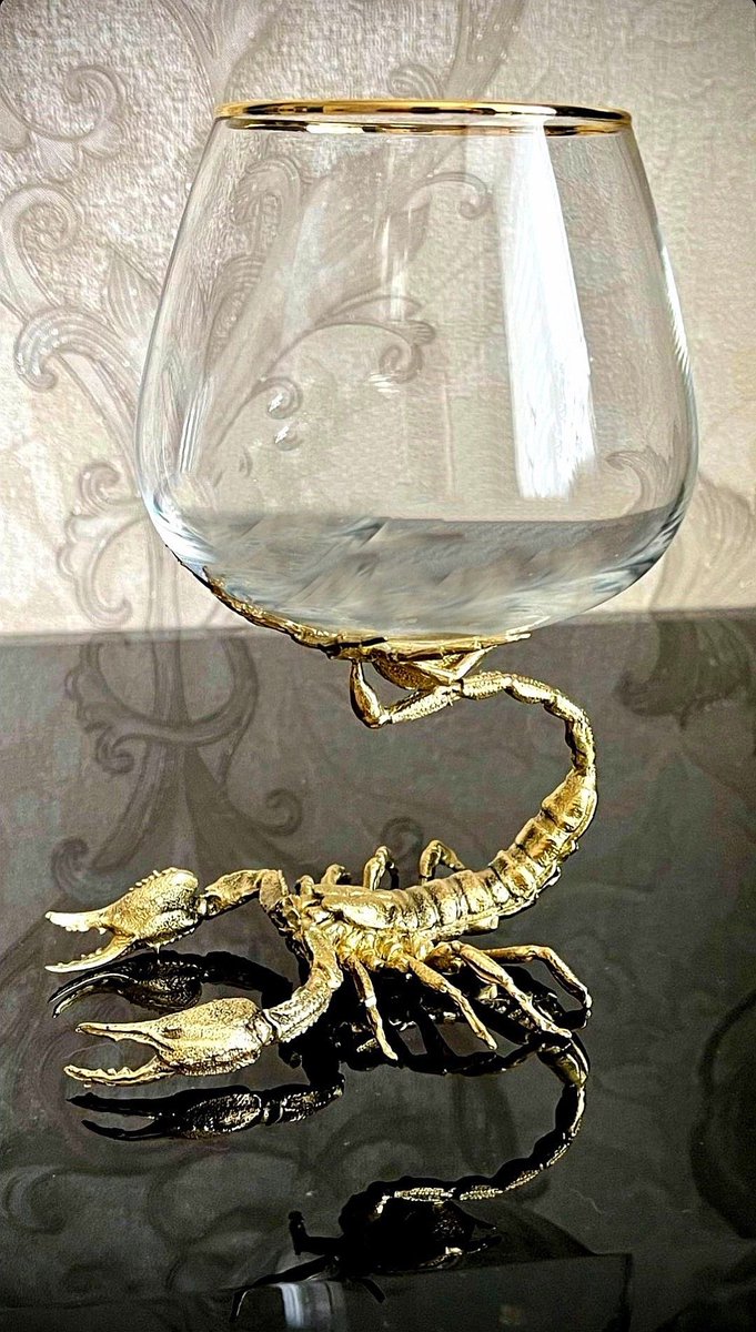 scorpion cocktail glass