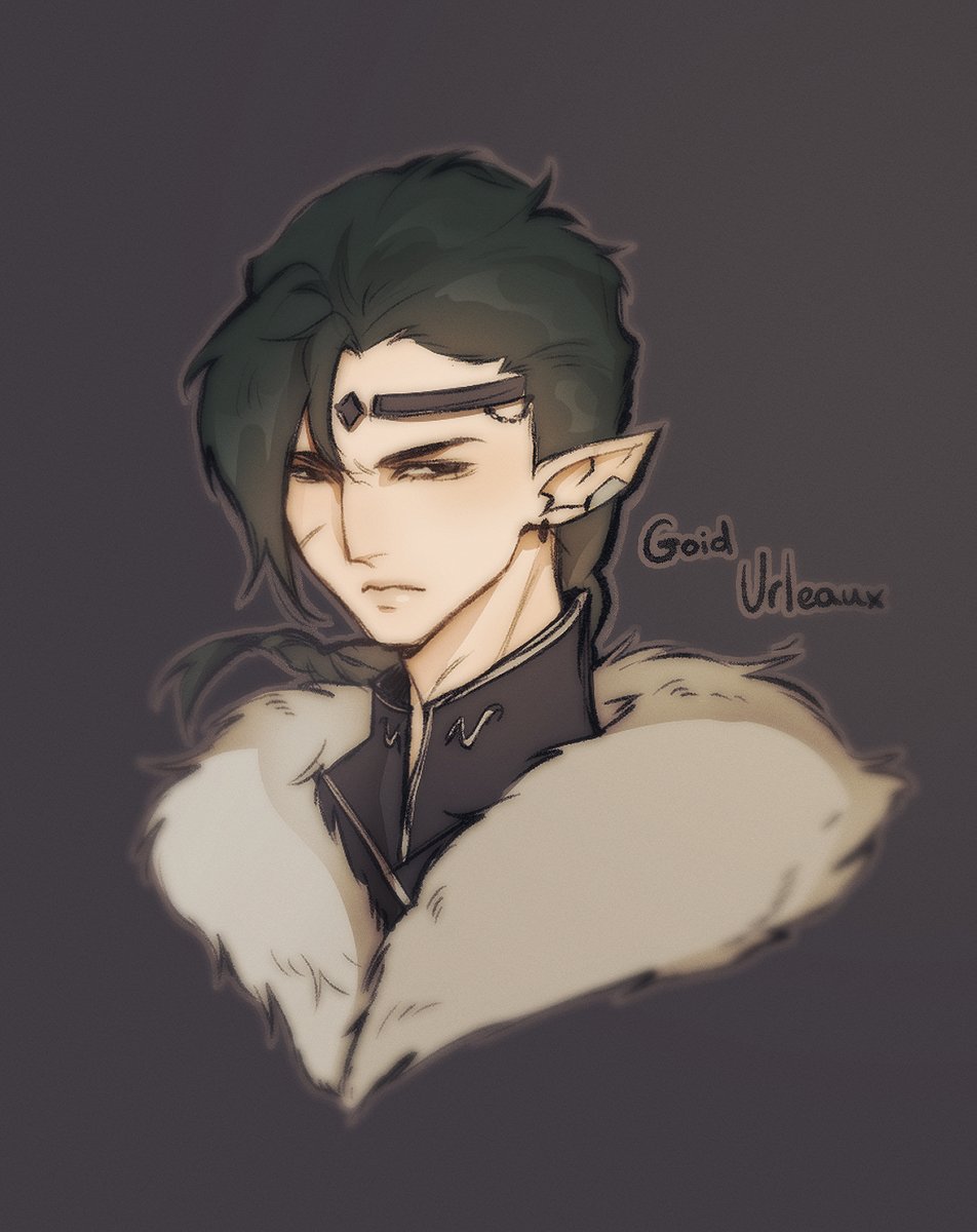 Only got to do one today ;;0;; But have a very handsome elezen 💚
#TeaTidesAP