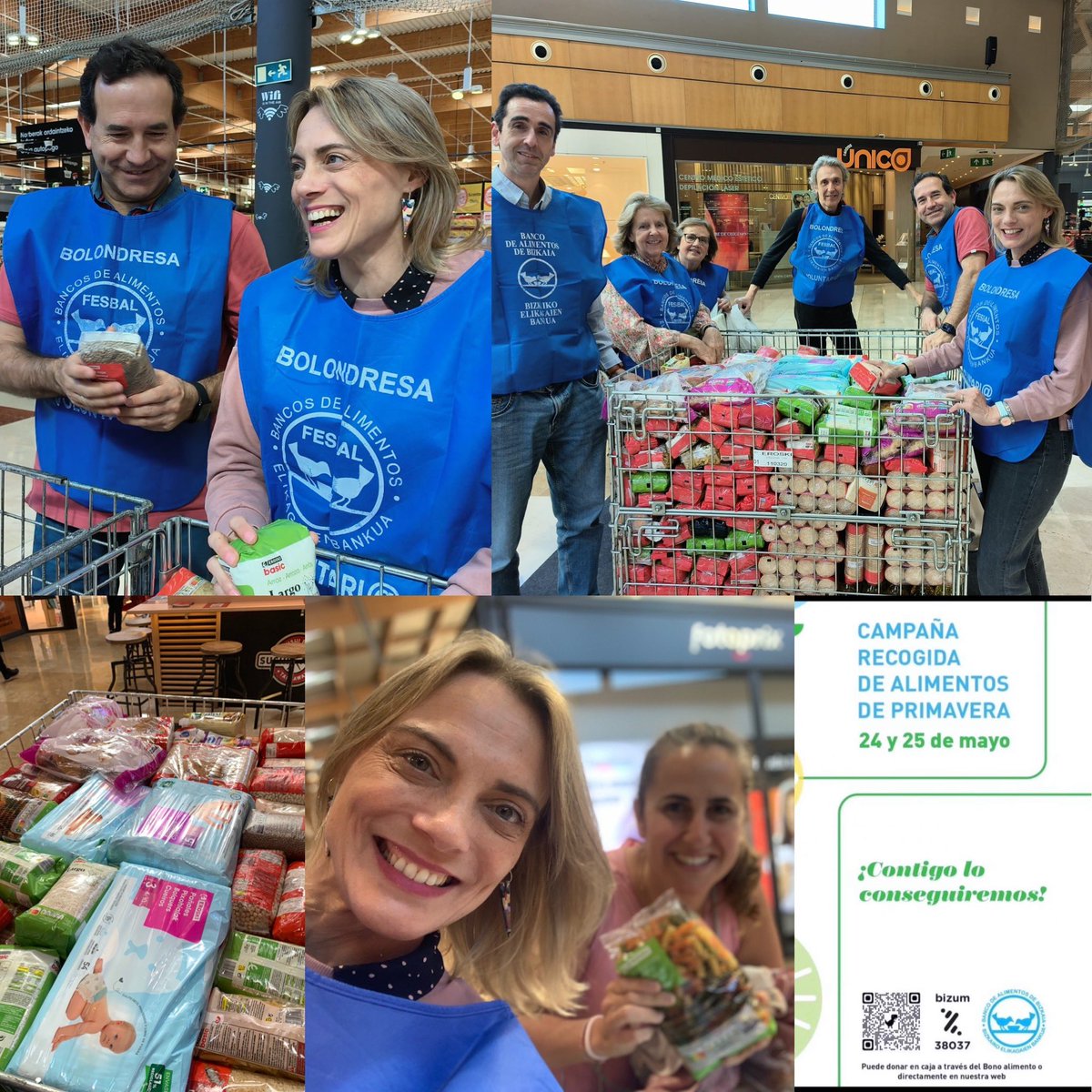 Este fin de semana es la #GranRecogida de primavera del Banco de Alimentos.

Pásate por tu supermercado habitual y colabora para llenar las baldas y que nadie se quede sin una comida caliente!

#ContigoLoConseguiremos