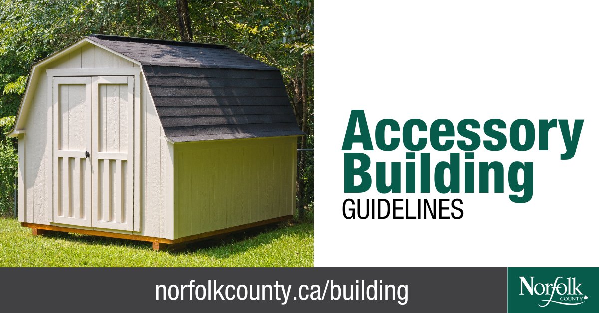 Adding a gazebo is a nice way to beautify your surroundings, but make sure you do it right. See everything from applicable permits, bylaw material, setback limits, lot grading information, and more by visiting bit.ly/4dzujYy Questions? Email permits@norfolkcounty.ca