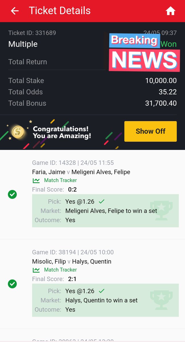 LA booom 🥰🥂✅ 35 odds edit won ✅🔥🔥 Drop aza if you won your edit 🍀 Join my telegram channel for more games t.me/+4TC2Fut08JwyY…