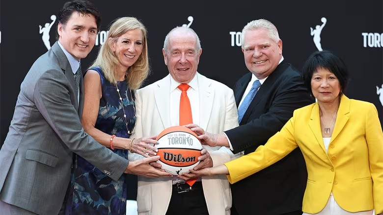 Excited to hear PM @justintrudeau, @CathyEngelbert, Larry Tannenbaum, @fordnation, and @MayorOliviaChow announce the new WMBA team in Toronto. A great step building off the PWHLs momentum for women’s sports in Canada. Hope to see more to come!