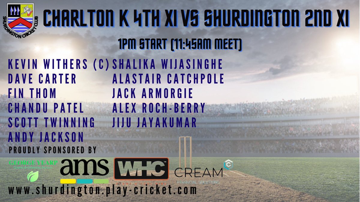 The 2nd XI make the short trip to Leckhampton tomorrow to take on Charlton Kings 4th XI