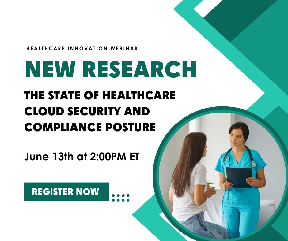 Secure Your Cloud, Secure Your Future: New Healthcare Cloud Security Research 75% of healthcare leaders say security measures conflict with innovation. Avoid breaches like Change & Ascension Healthcare. Join top execs on June 13: bit.ly/4dRtfzb