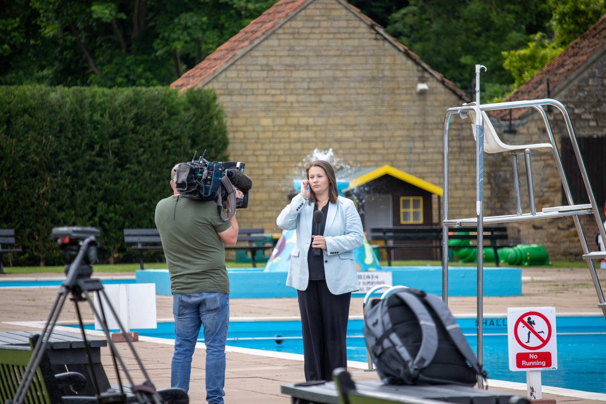 bournepool's tweet image. Well, what an exciting day we've had - a visit from Emma Wilkinson and camera team from ITV Calendar to find out all about our amazing pool, which was aired on this evenings Calendar news programme.  

Did you see us?