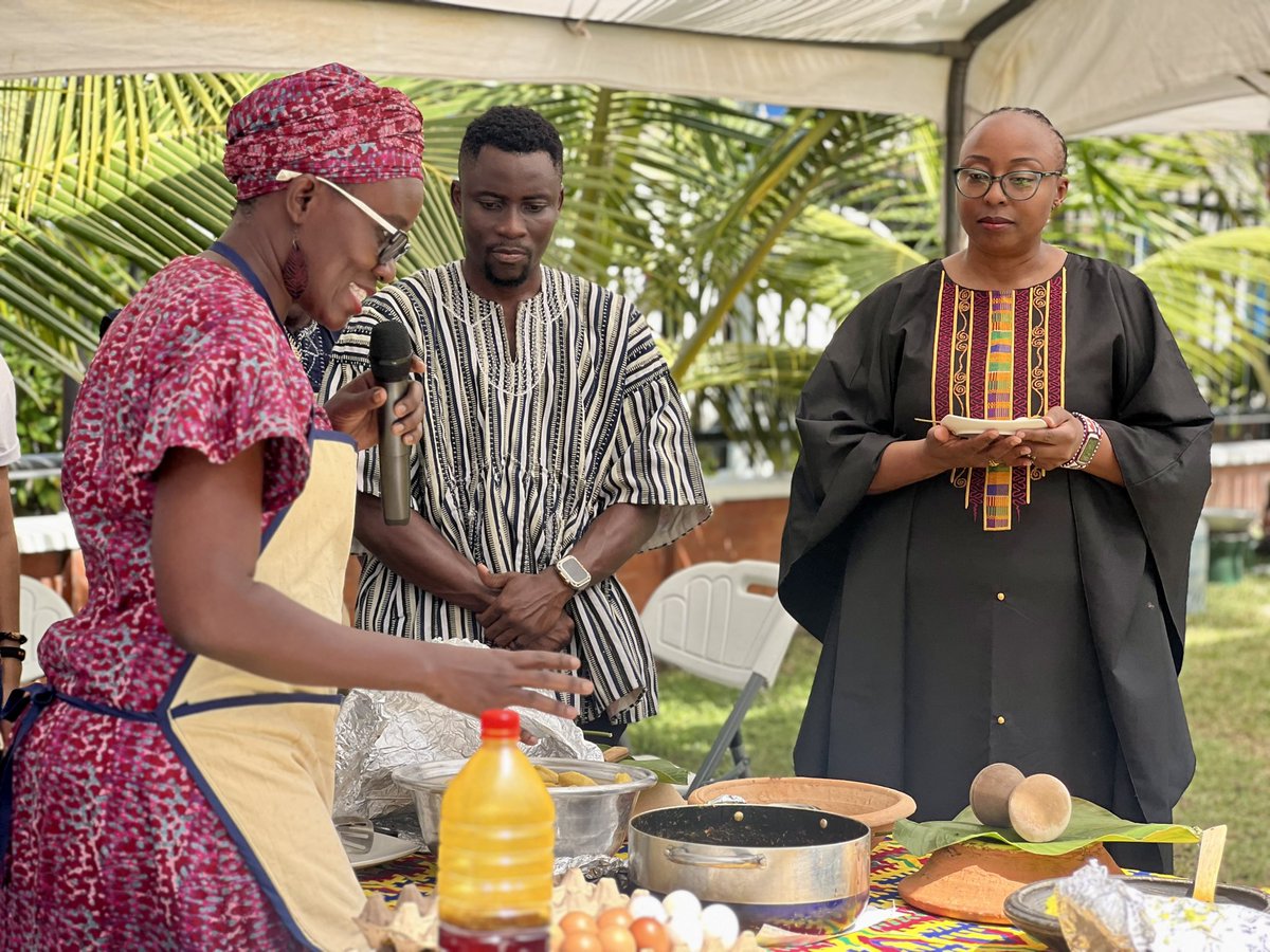 What a great way to celebrate #AfricaDay! Today, I join @UNDPGhana staff to celebrate #AfricaDay. This cooking competition truly showcases Africa’s diverse food and rich traditions #forpeopleforplanet.