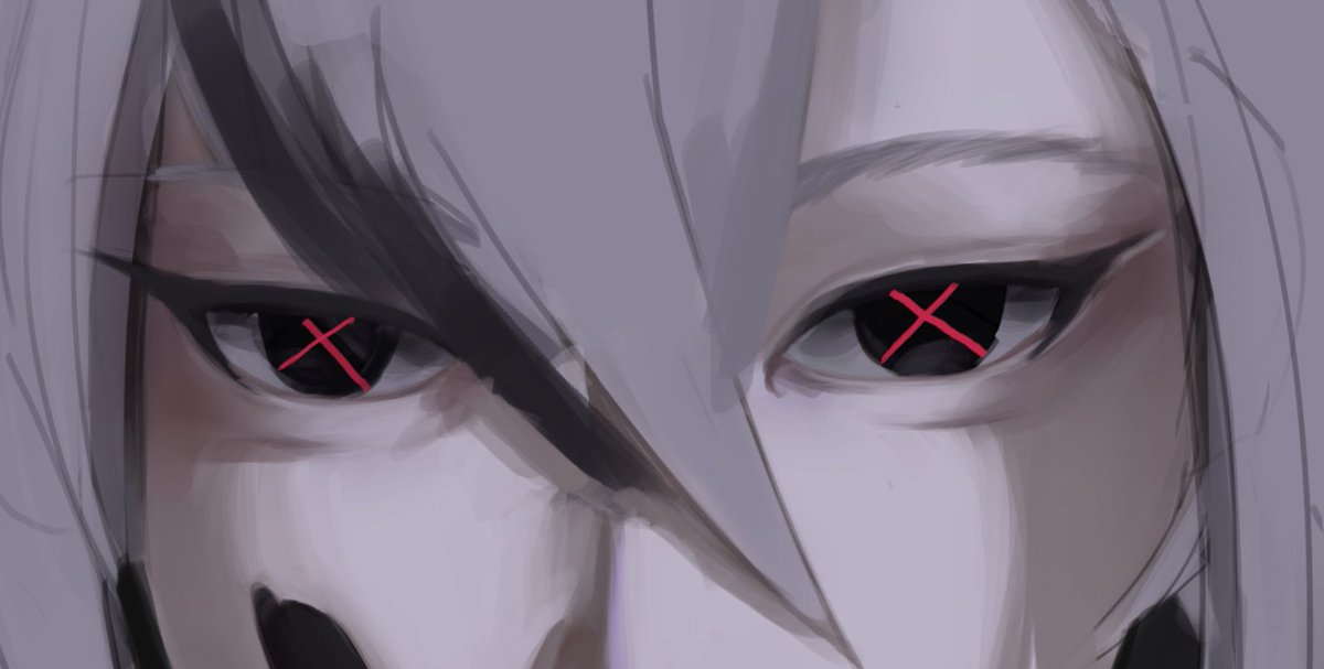 MuZhoKa_Art's tweet image. arlecchino genshin wip wowow