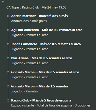 Hoy es un partidazo y vuelve maravilla, x500. No le tiren mas de 500pe que es una MUY soñadora