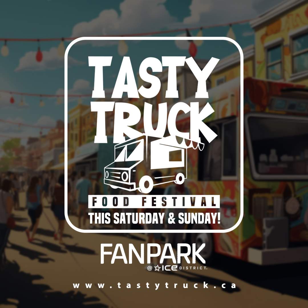 😋 Delicious things are headed to #IceDistrict!! Join us for the Tasty Truck Food Festival beginning tomorrow!

ℹ️: TastyTruck.ca