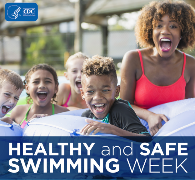 Teach children basic swimming and water safety skills. Swimming lessons can reduce the risk of drowning. Children who have had swimming lessons still need close and constant supervision when in or around water. #HealthySafeSwimmingWeek #PreventDrowning #GCPH