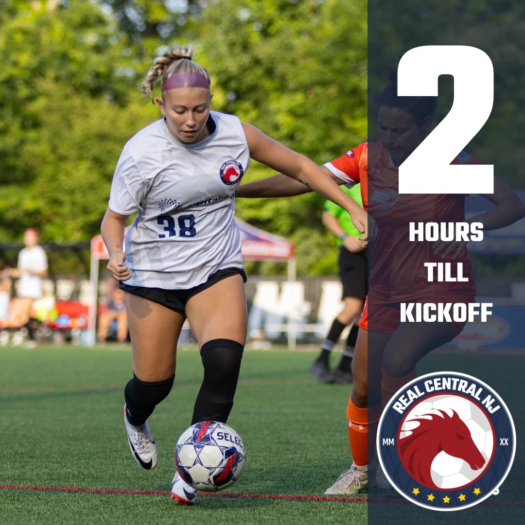 RealCentralNJ's tweet image. 2 HOURS TILL KICKOFF
@WPSL East Match of the Week starts at 7pm
⚽ RCNJ vs. Delaware Ospreys⚽
Hurry over and help us cheer at Rider University's Ben Cohen Soccer Field

#beREAL #centralNJ #Soccer #@WPSL #matchday