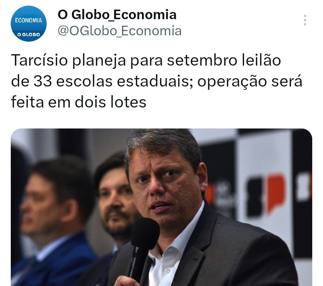 Quando tudo for privado os pobres vão ser privados de tudo.