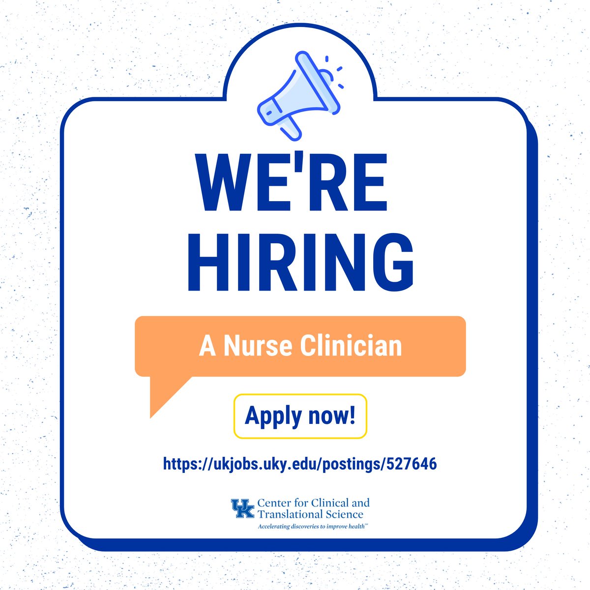 We are currently seeking a dynamic part-time Nurse Clinician to join our fast-paced research center at the University of Kentucky in Lexington. 🗓️Deadline to apply: 05/29/2024 To learn more or to apply click here: ukjobs.uky.edu/postings/527646