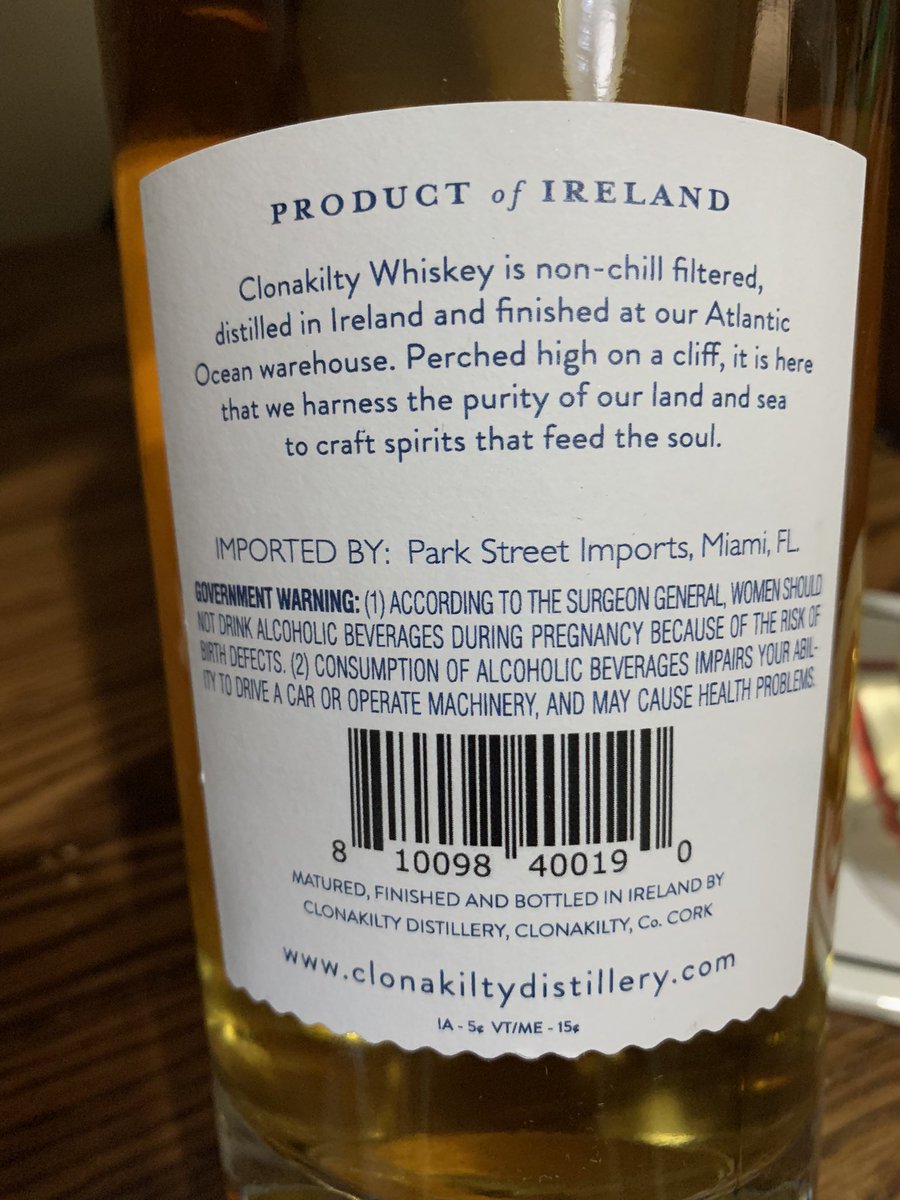 Time for a #FreshBottleFriday with @clondistillery Irish Whiskey finished in @ManifestSpirits & @boldcitybrewery casks 🇮🇪🇺🇸🥃💪😎👍 #flange 🐢#FridayNightDram #fridaynightflange @craig1scotty @Kubrickx @BertSmedley @DKenni @PaulOBrien10 @mjpm67 @cb_phil @BrianVolkert @JonMontag