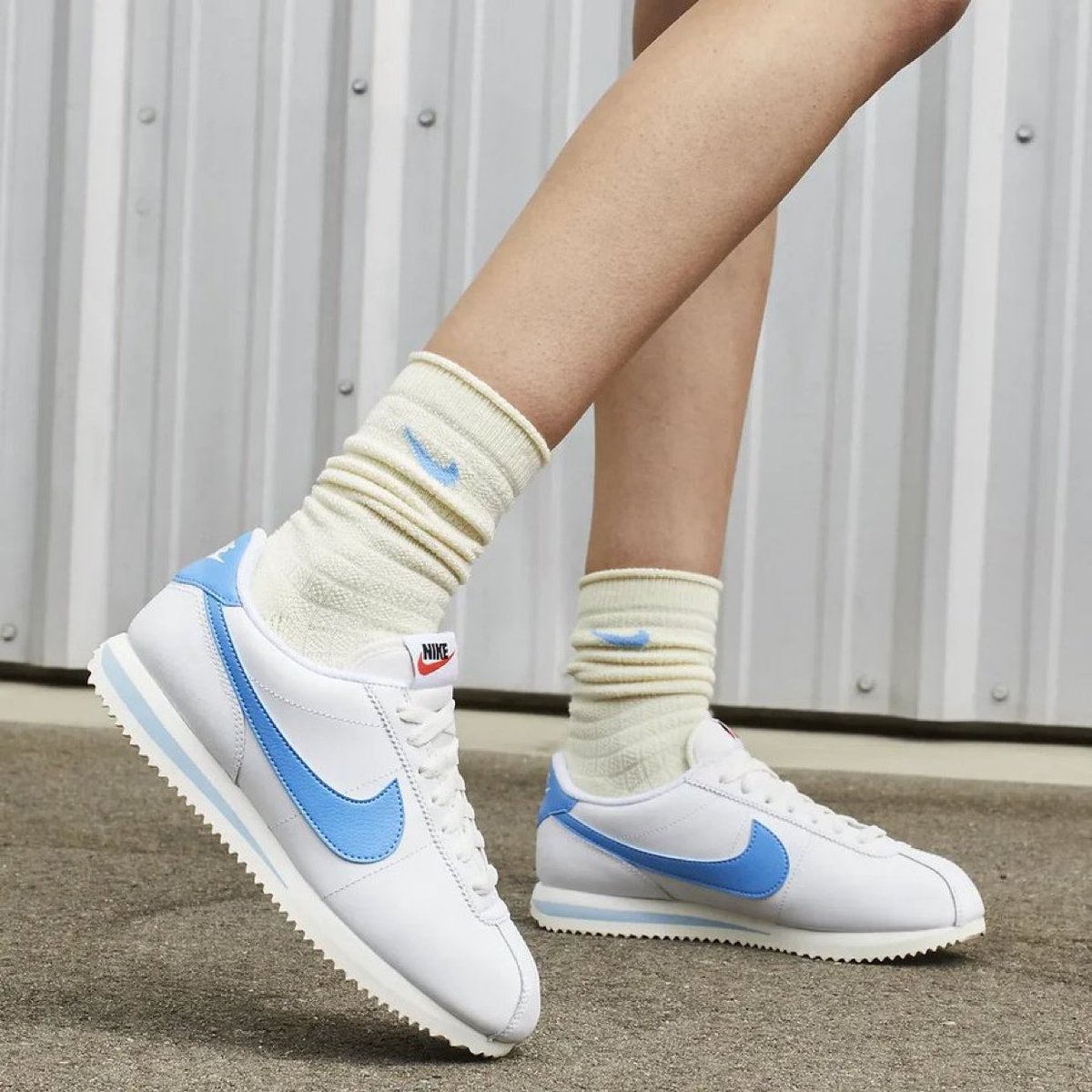 nike cortez blue jay
