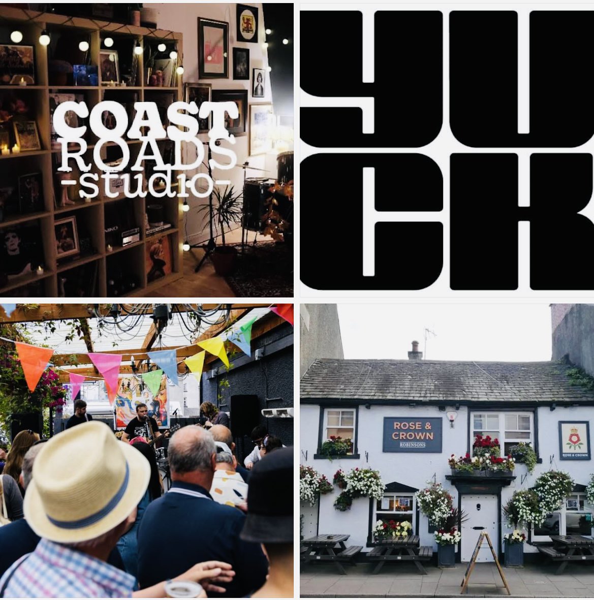 With the announcement of their very awesome looking festival at Barrow Park this July, tonight seems like the perfect time to shine the spotlight on the wonderful @coastroadstudio stage which will take place on Sat 15th in the lovely Rose and Crown beer garden. 😎