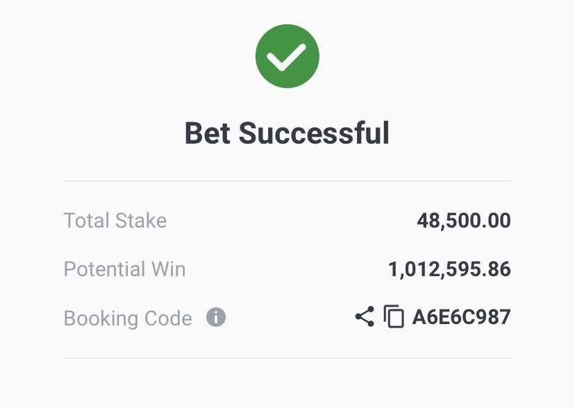 Drop your sportybet ID if you dont have funds to play this my midnight game. I want us to win this together.