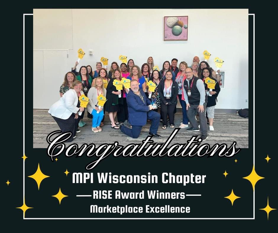 Congrats to the <a href="/MPIWisconsin/">MPI Wisconsin</a> chapter for being a 2024 Rise Award recipient! #mpiwi