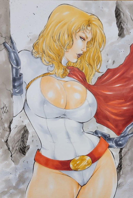 #powergirl artwork by #laniosena