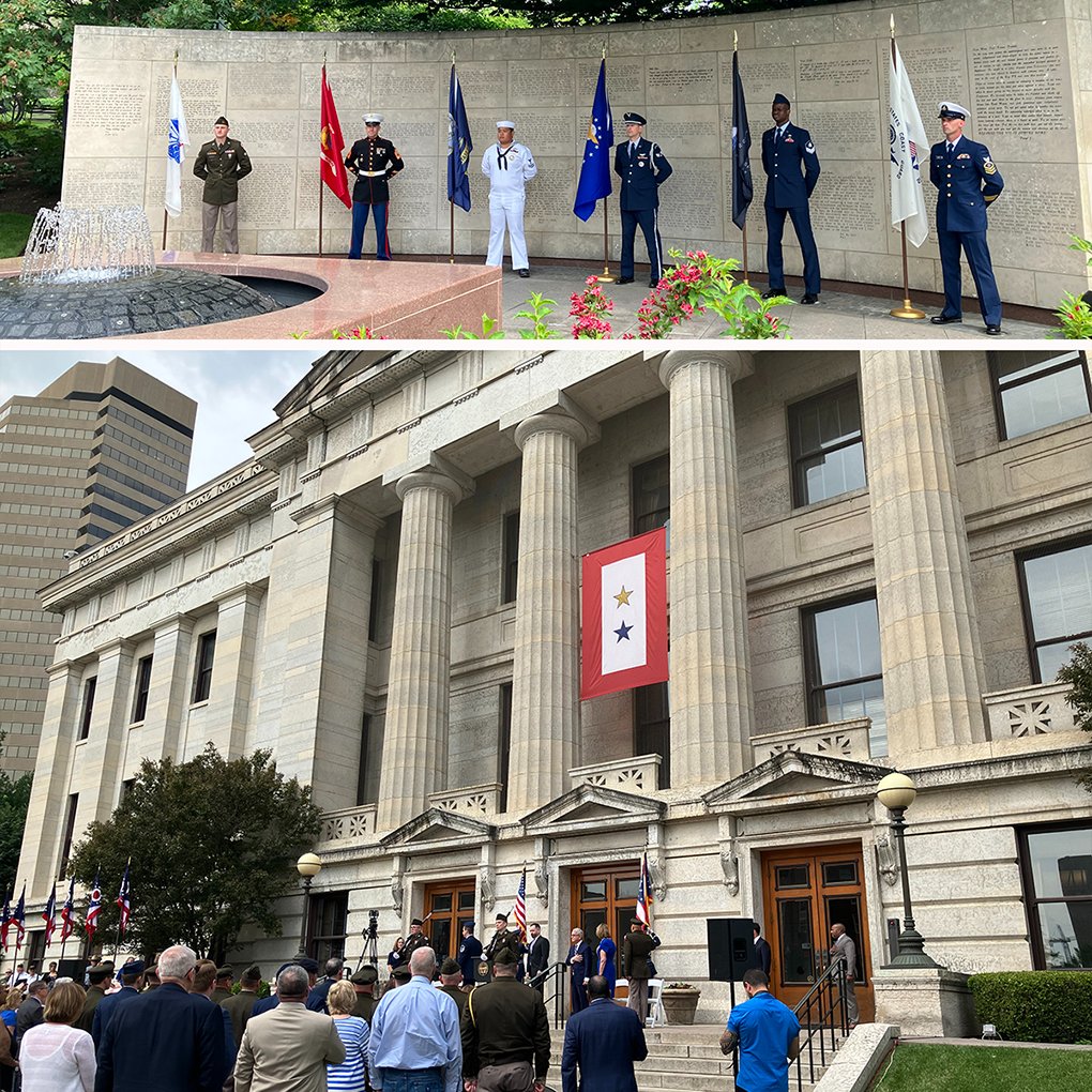 Visit Veterans Plaza on Third Street at the Ohio Statehouse to remember Ohio's fallen heroes. Watch the 2024 Governor's Wreath Laying Ceremony on www.OhioChannel. org. ohiochannel.org/video/governor…