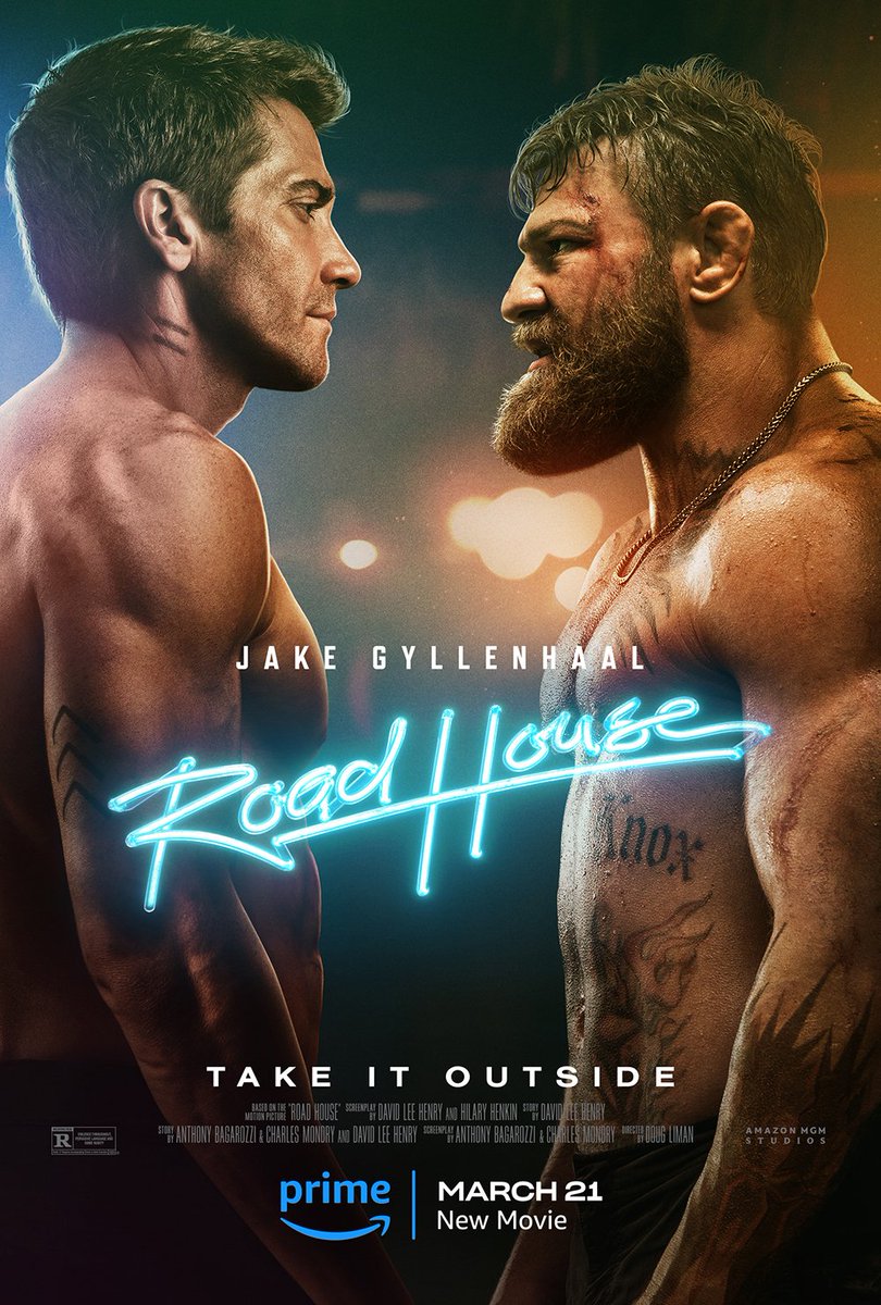Just saw Road House 2024. Wasn't good, but not bad enough to stop watching. Predictable dialogue, plot didn't feel organic. A tonal shift at the halfway point had me surprised and interested. Some jokes worked. For a fight movie the choreography was a bit underwhelming. 5/10