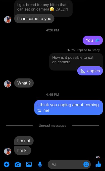 Y&rsquo;all think she lien about coming for through us x  What should we say🫠stop playing ? Im trying to munch<a href="/tag/newprofilepic"class="tags"><span>#newprofilepic</span></a>